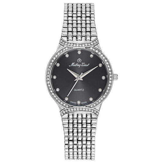 Front view of Mathey Tissot Classic Women's Quartz Watch D2681AN