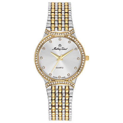 Front view of Mathey Tissot Classic Women's Quartz Watch D2681BI
