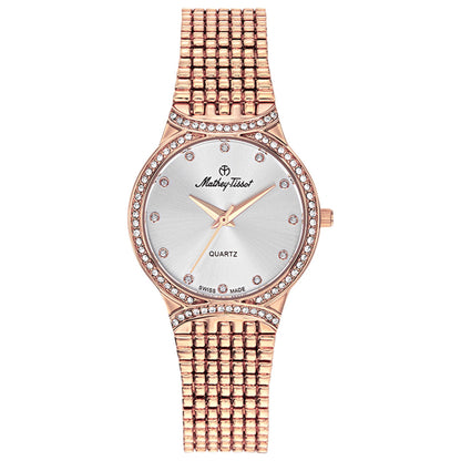 Front view of Mathey Tissot Classic Women's Quartz Watch D2681PI