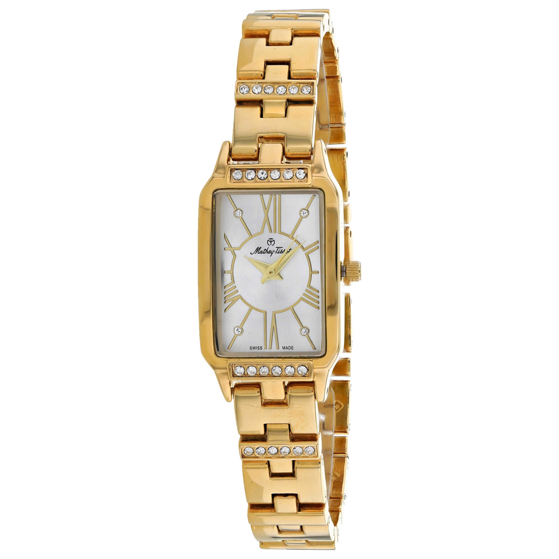 Front view of Mathey Tissot Classic Women's Quartz Watch D2881PYI