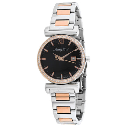 Front view of Mathey Tissot Classic Women's Quartz Watch D410BQN