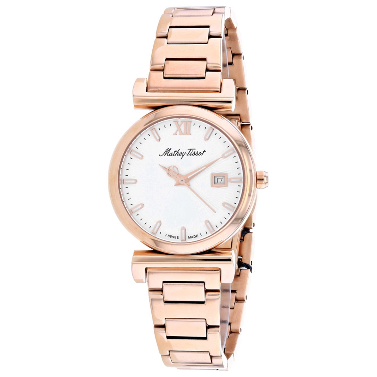 Front view of Mathey Tissot Elegance Women's Quartz Watch D410PI