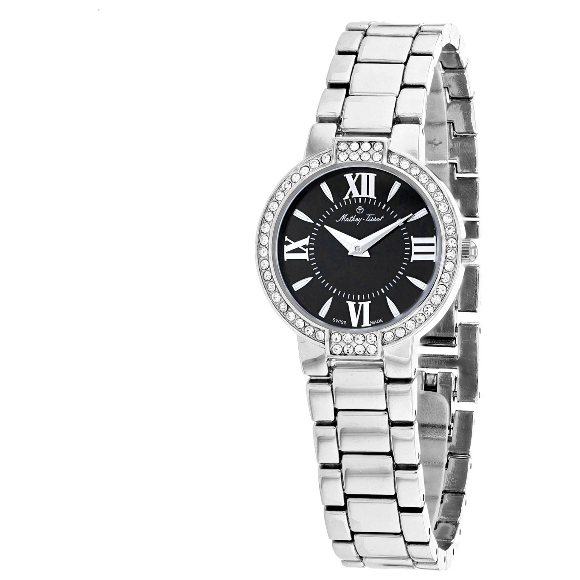 Front view of Mathey Tissot FLEURY 5776 Women's Quartz Watch D5776AN