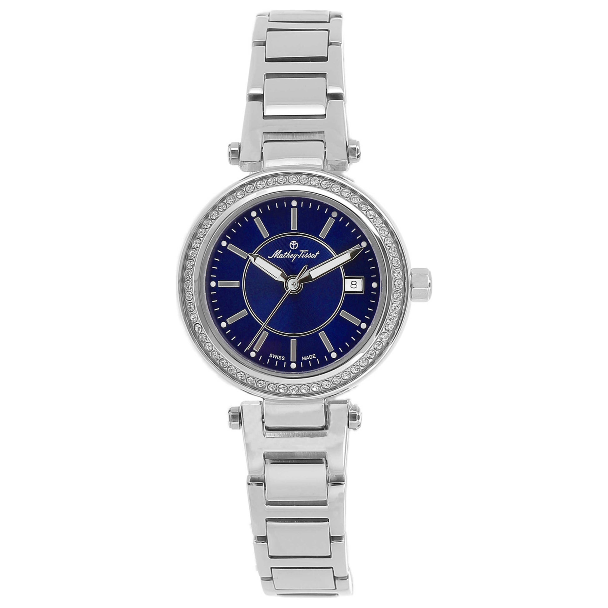 Front view of Mathey Tissot Classic Women's Quartz Watch D610ABU