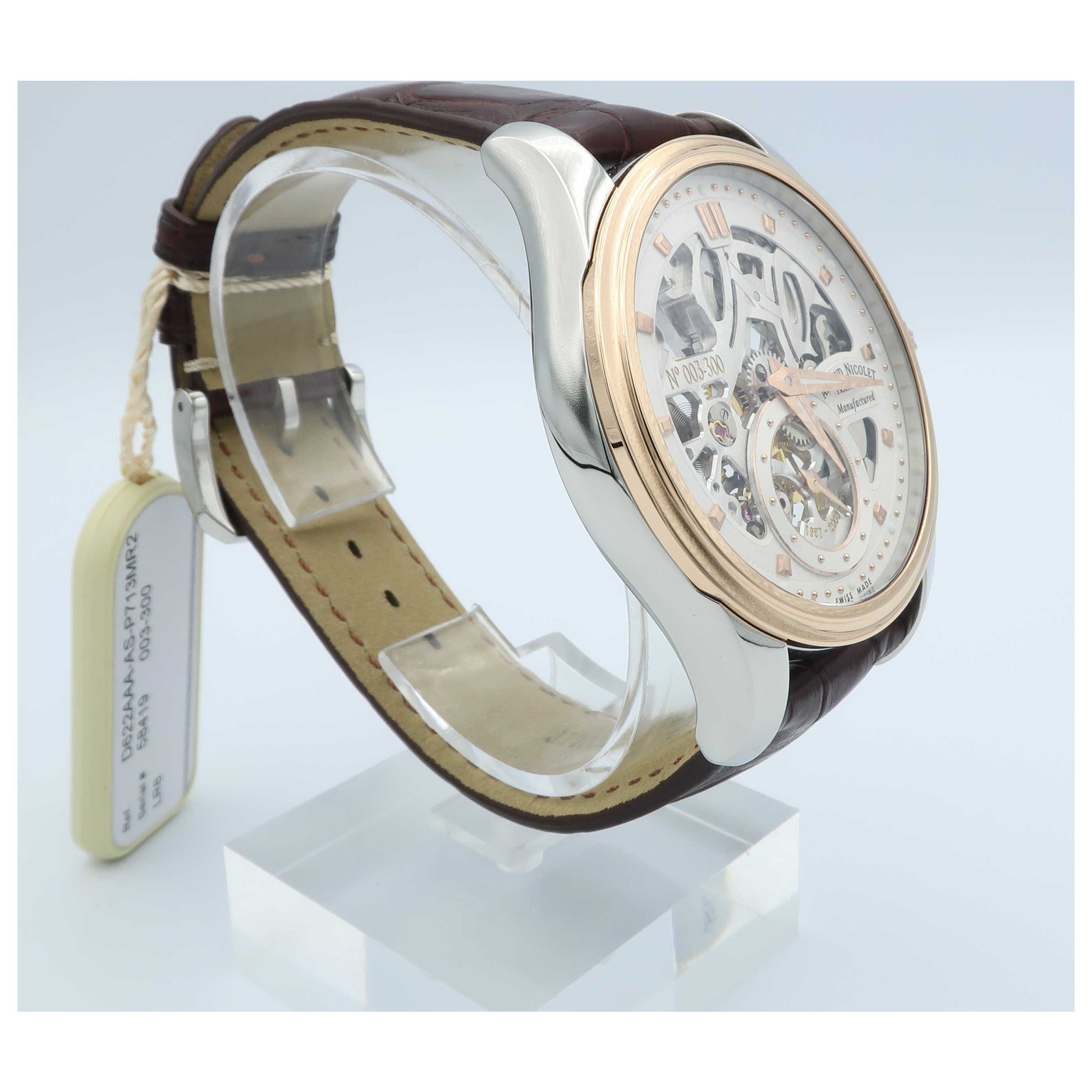 Armand Nicolet LR8 Men's Manual-Wind Watch D622AAA-ASP713MR2-SD - Image #3
