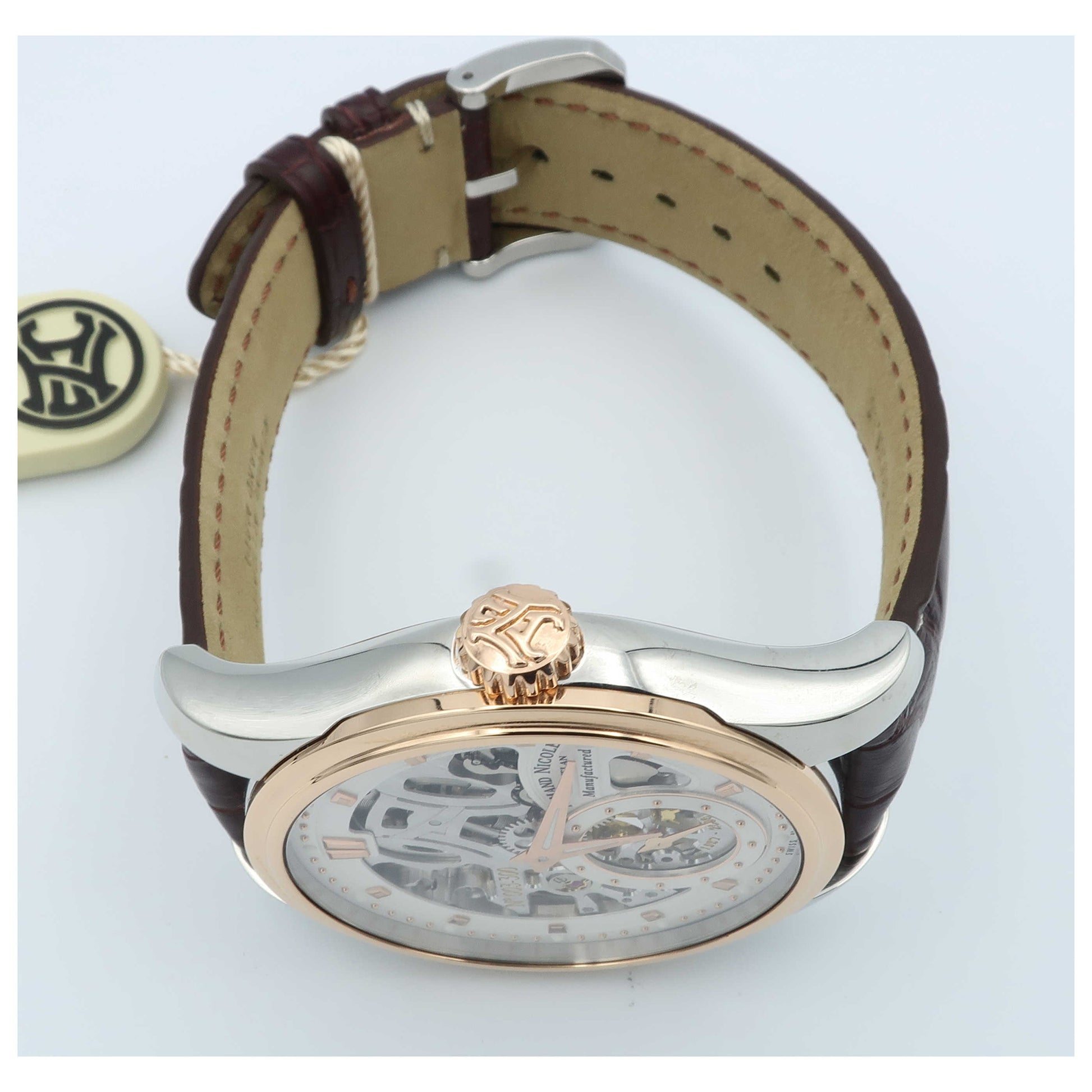 Armand Nicolet LR8 Men's Manual-Wind Watch D622AAA-ASP713MR2-SD - Image #8