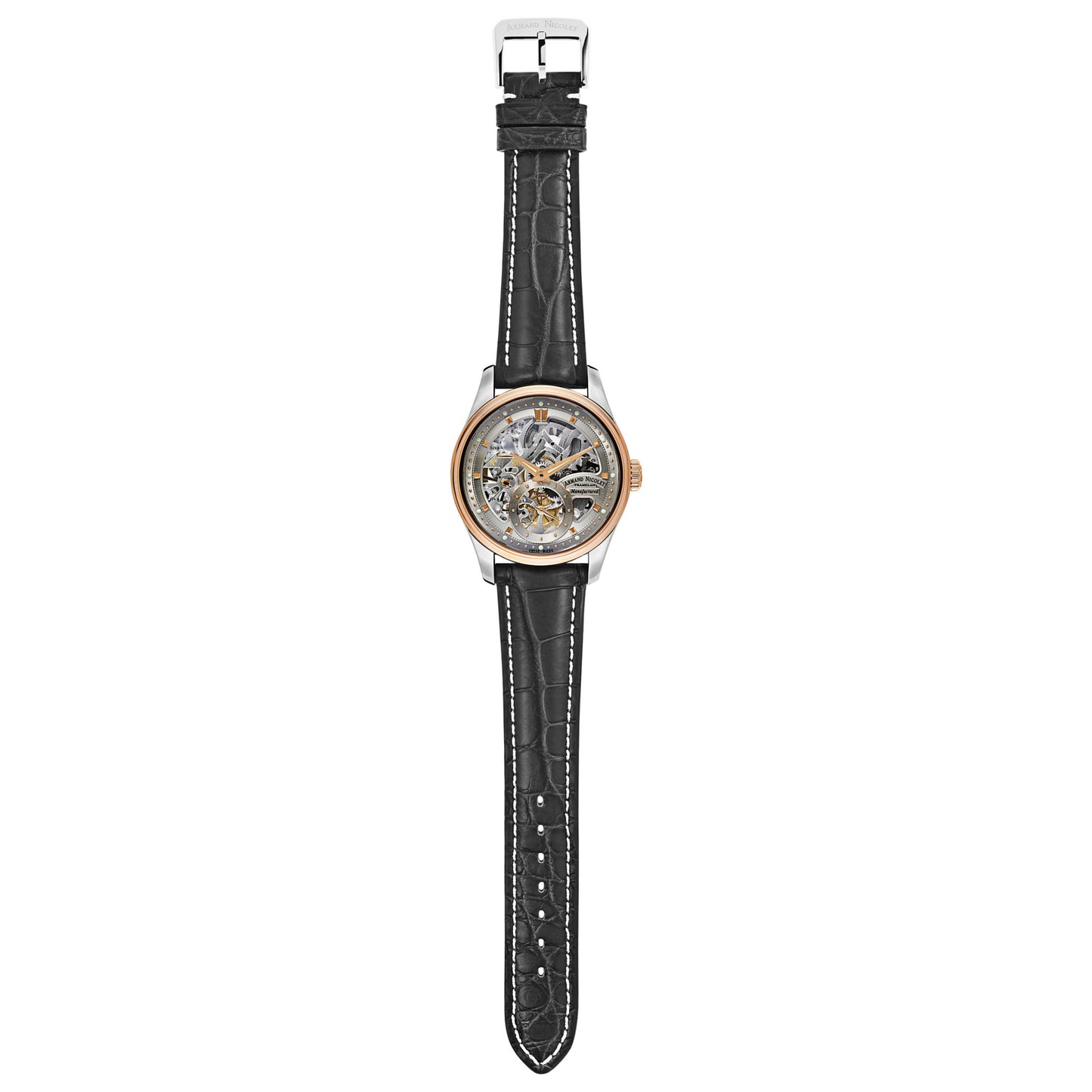 Armand Nicolet LR8 Men's Manual-Wind Watch D622AAA-GS-P713GR2 - Image #8
