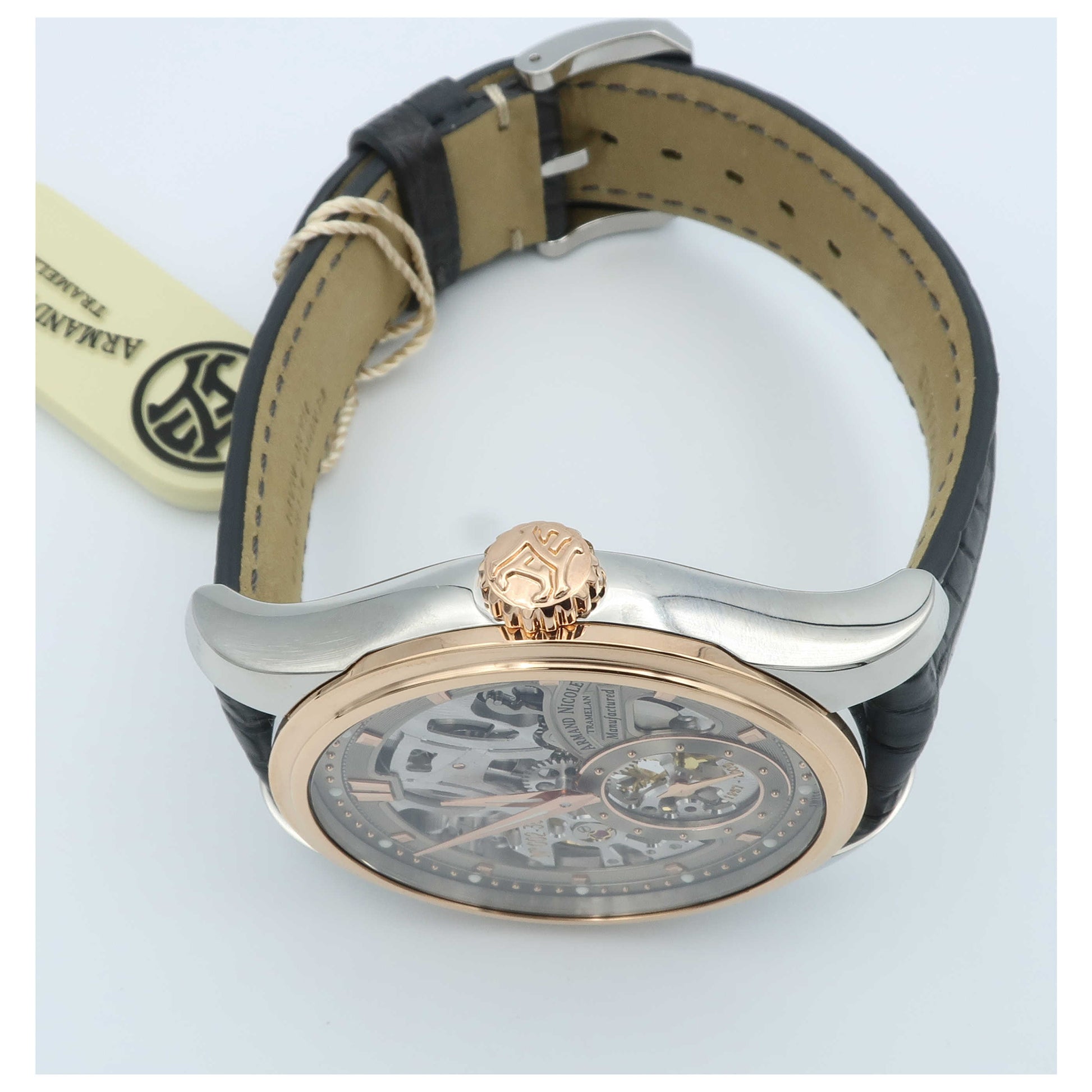 Armand Nicolet LR8 Men's Manual-Wind Watch D622AAA-GSP713GR2-SD - Image #8