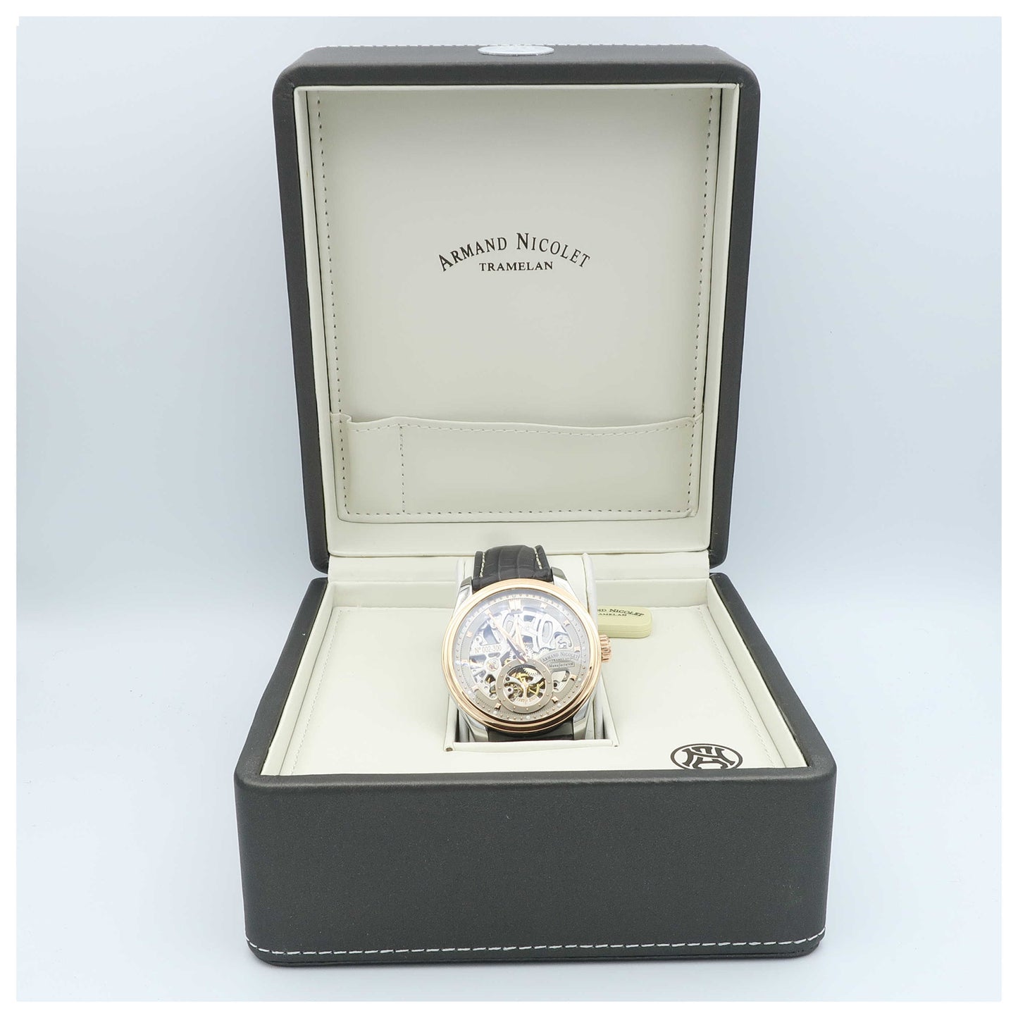 Armand Nicolet LR8 Men's Manual-Wind Watch D622AAA-GSP713GR2-SD - Image #6