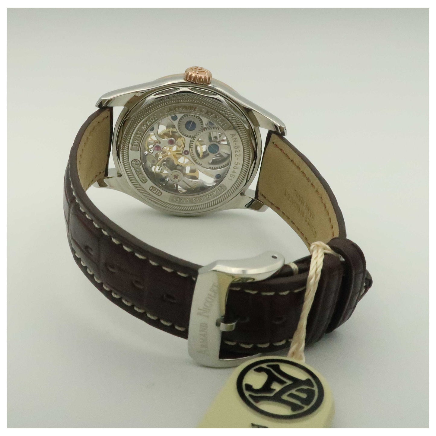 Armand Nicolet LR8 Men's Manual-Wind Watch D622AAAASP713MR2-SDV - Image #2