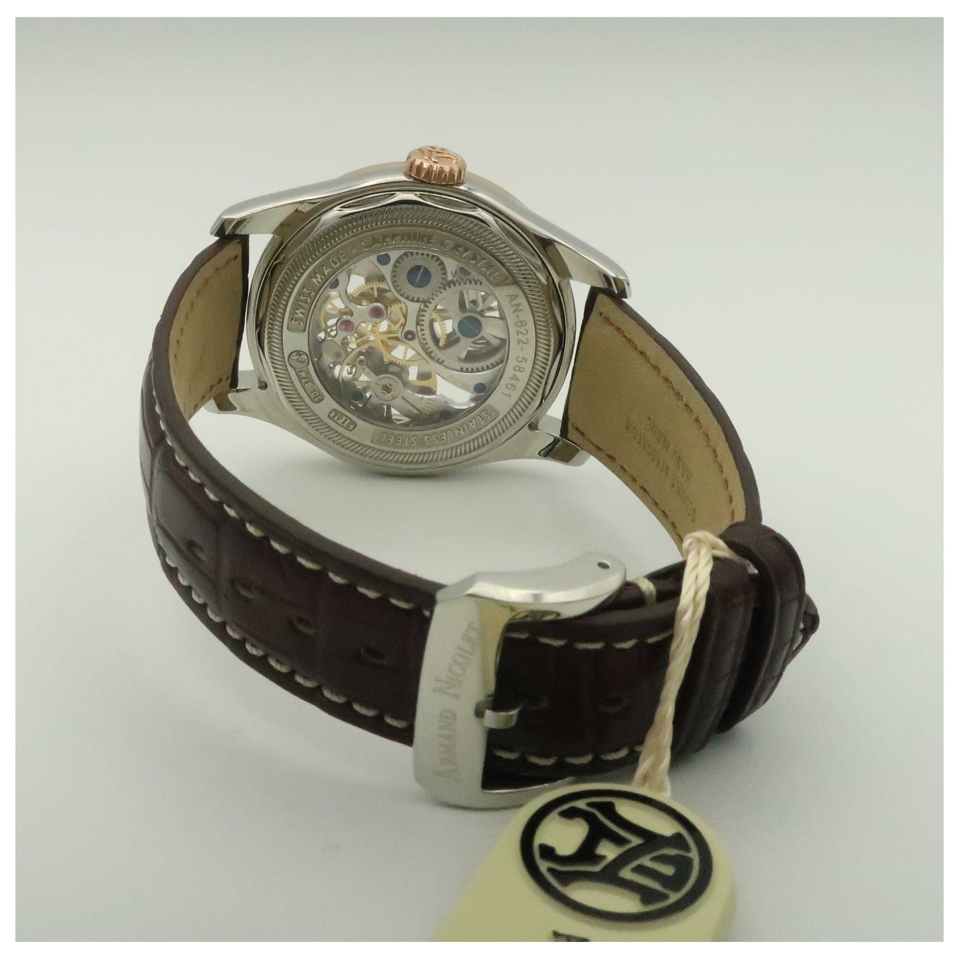 Armand Nicolet LR8 Men's Manual-Wind Watch D622AAAASP713MR2-SDV - Image #2