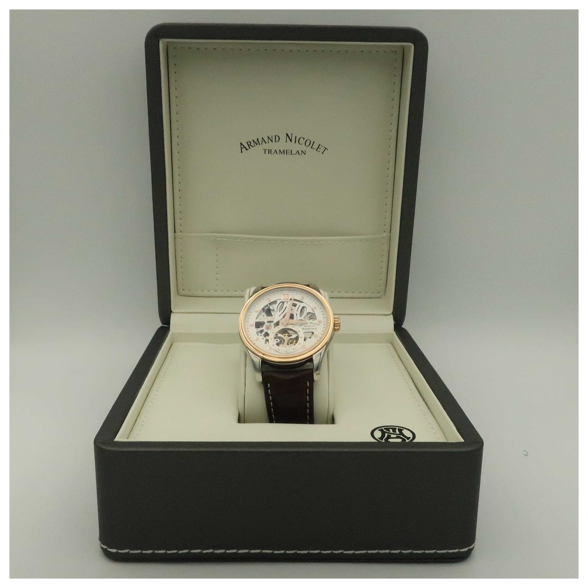 Armand Nicolet LR8 Men's Manual-Wind Watch D622AAAASP713MR2-SDV - Image #6