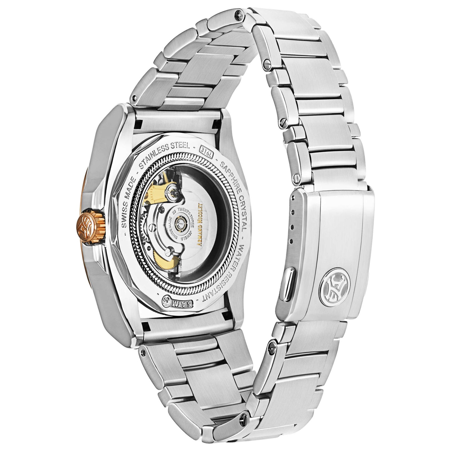 Armand Nicolet J09 Men's Automatic Watch D650AAA-BU-MA4650AA - Image #2