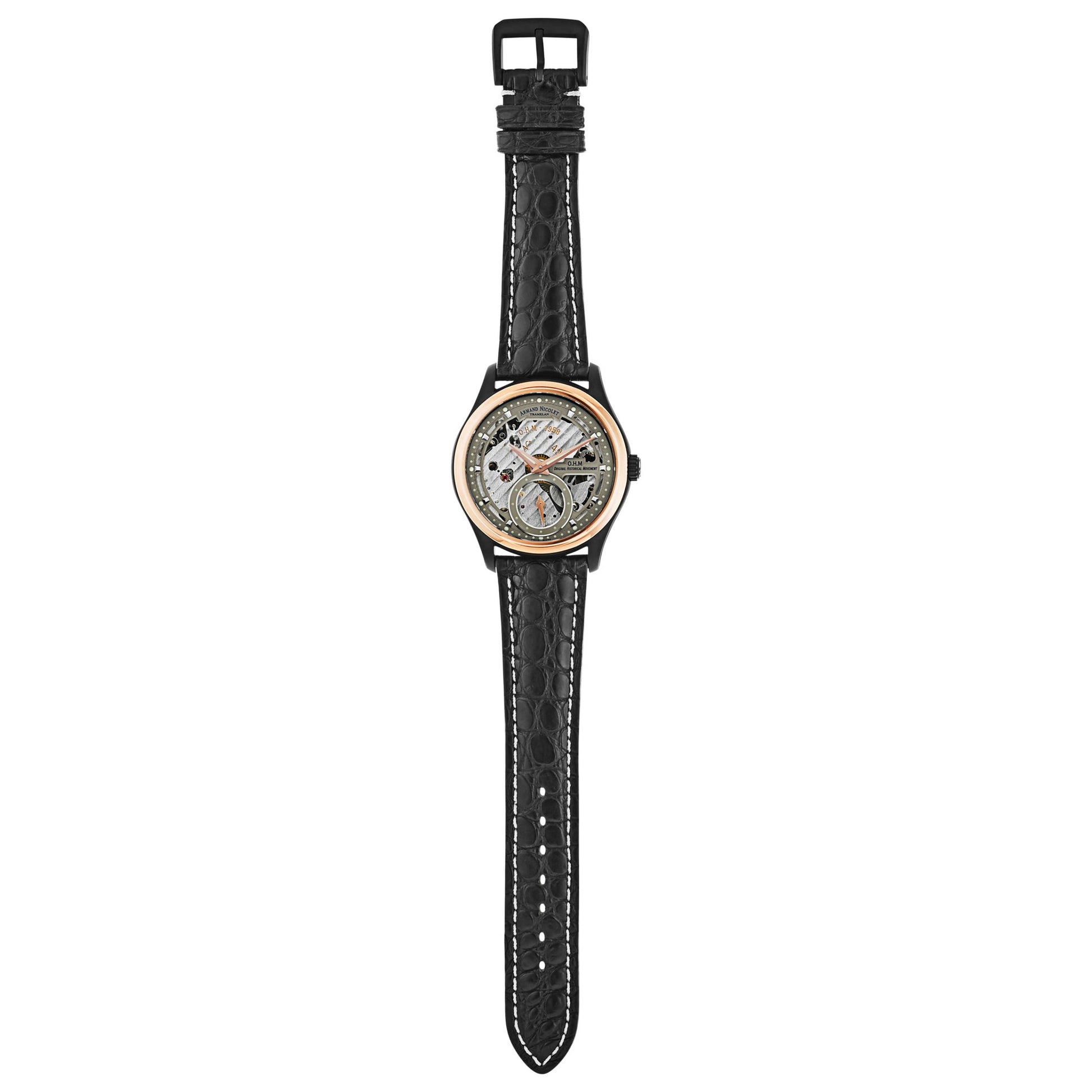Armand Nicolet L14 Men's Manual-Wind Watch D750ANA-GR-P713NR2 - Image #8