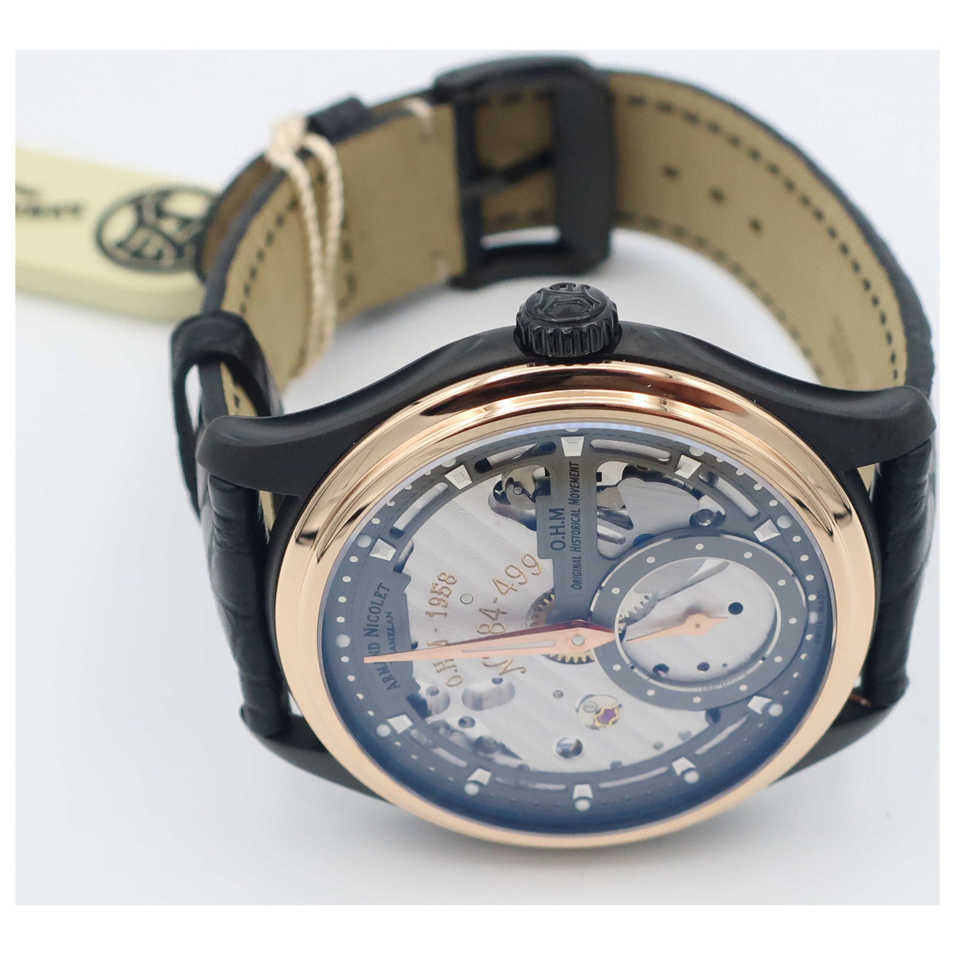 Armand Nicolet L14 Men's Manual-Wind Watch D750ANA-GRP713NR2-SD - Image #8