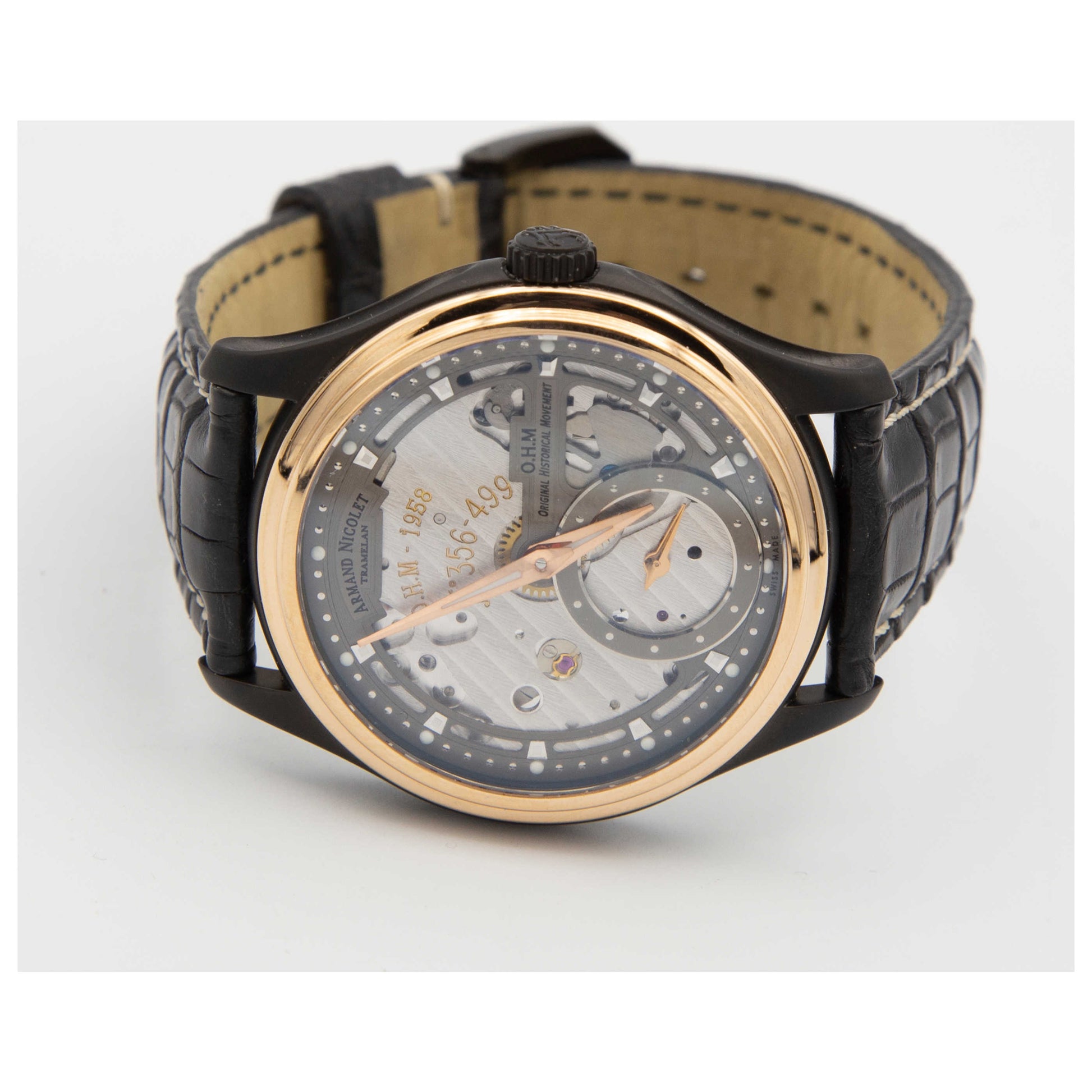 Armand Nicolet L14 Men's Manual-Wind Watch D750ANAGRP713NR2-SDV - Image #8