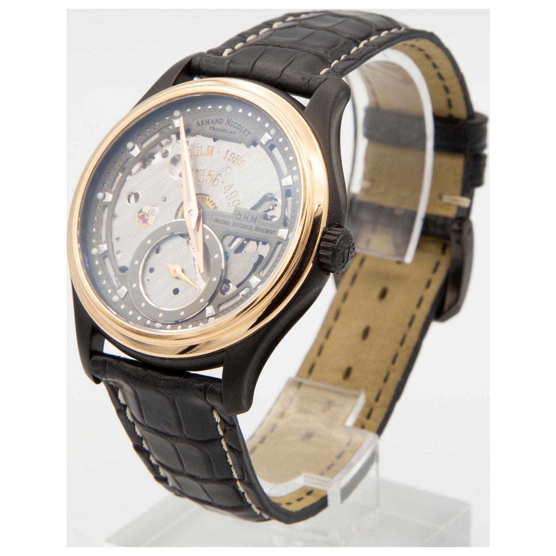 Armand Nicolet L14 Men's Manual-Wind Watch D750ANAGRP713NR2-SDV - Image #4