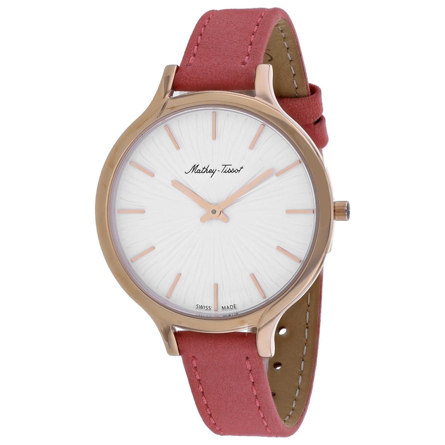 Front view of Mathey Tissot Classic Women's Quartz Watch D865PI