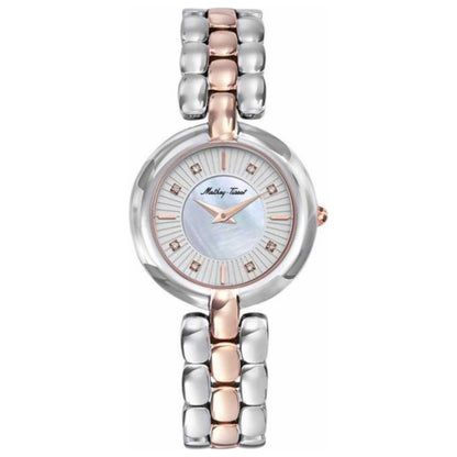 Front view of Mathey Tissot Farah Women's Quartz Watch D956BI