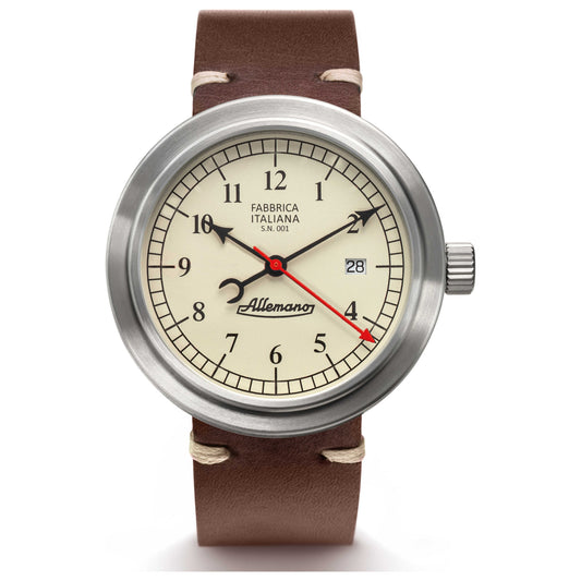 Front view of Allemano 1919 Day Men's Automatic Watch DAYA1919NPPW