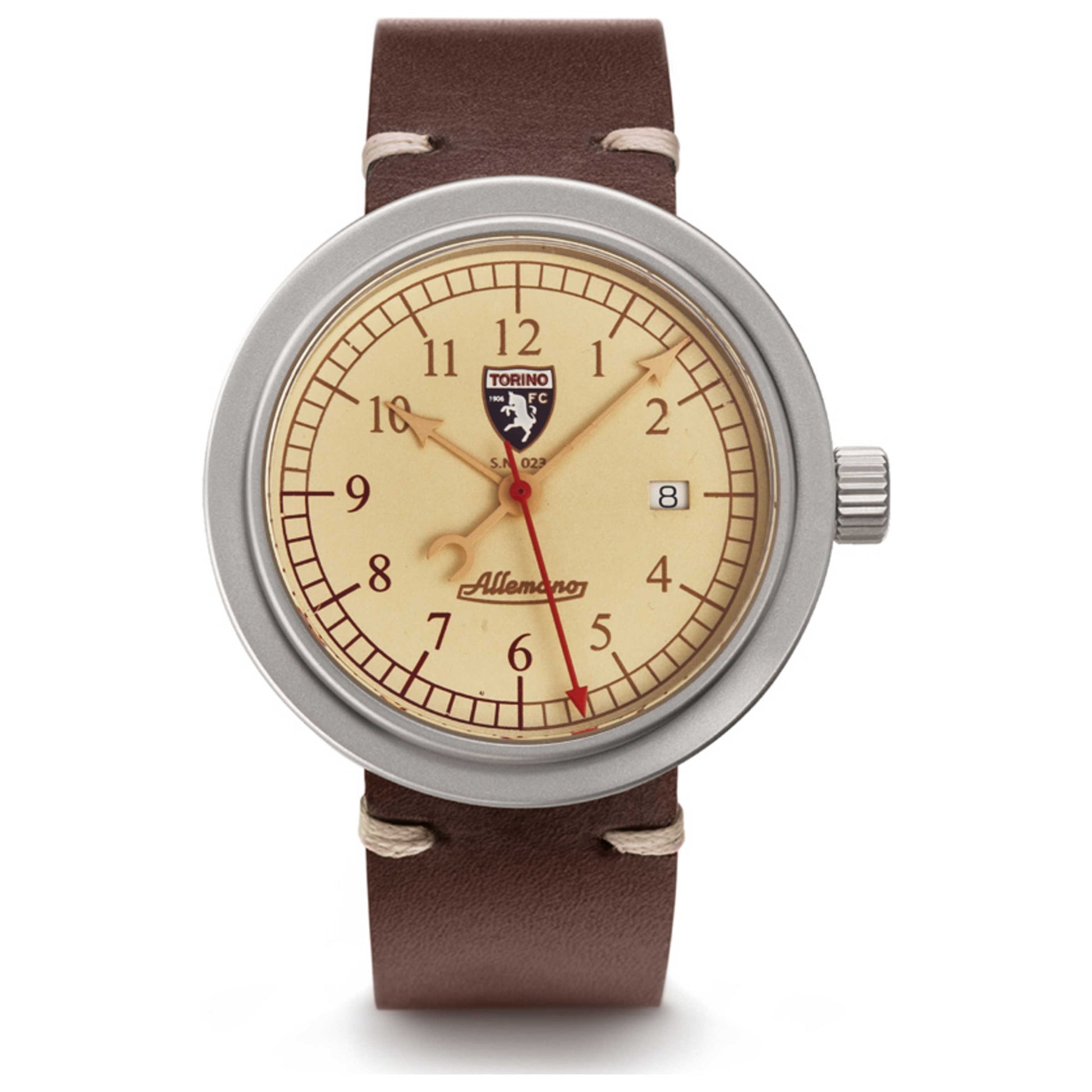 Front view of Allemano 1919 Torino Men's Automatic Watch DAYA1919NPSWMT