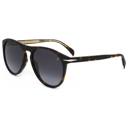 Front view of David Beckham Men's Sunglasses DB1008-S-086-55