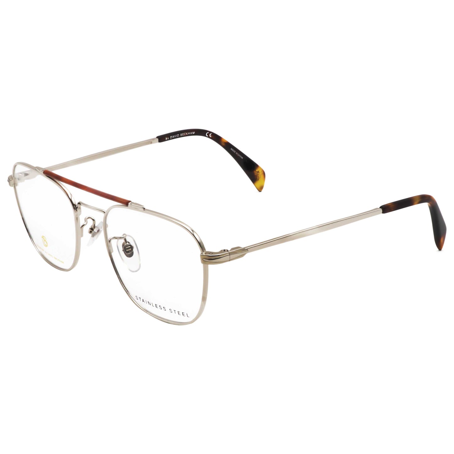 Front view of David Beckham Men's Opticals DB1016-010-52