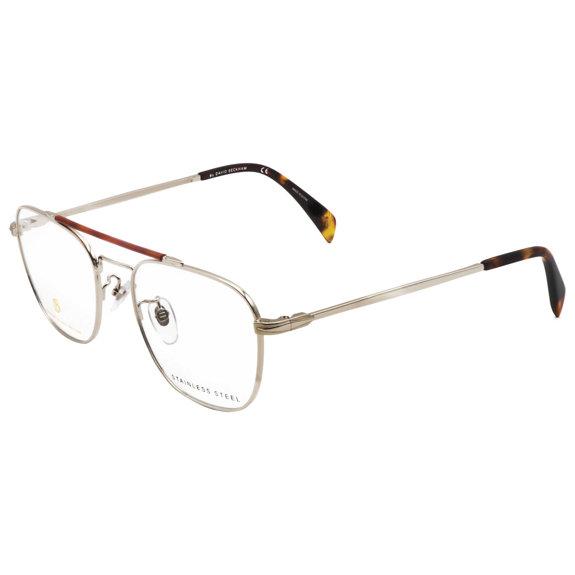 Front view of David Beckham Men's Opticals DB1016-010-52