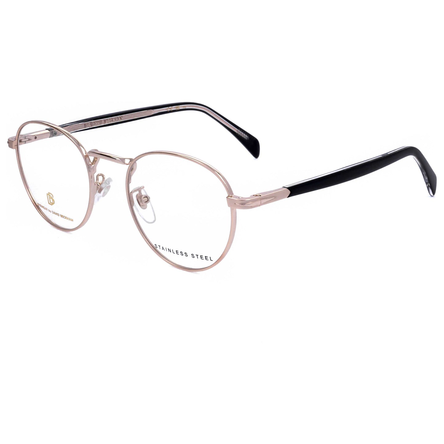 Front view of David Beckham Men's Opticals DB1127-RHL-49