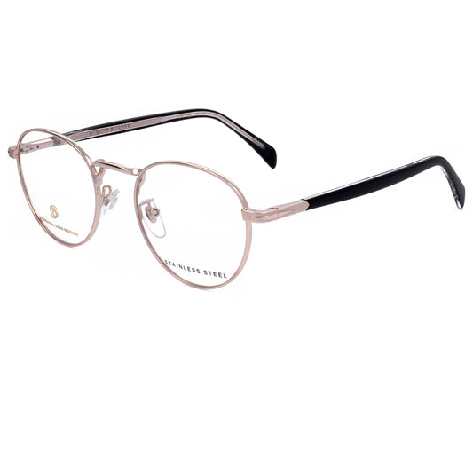 Front view of David Beckham Men's Opticals DB1127-RHL-49