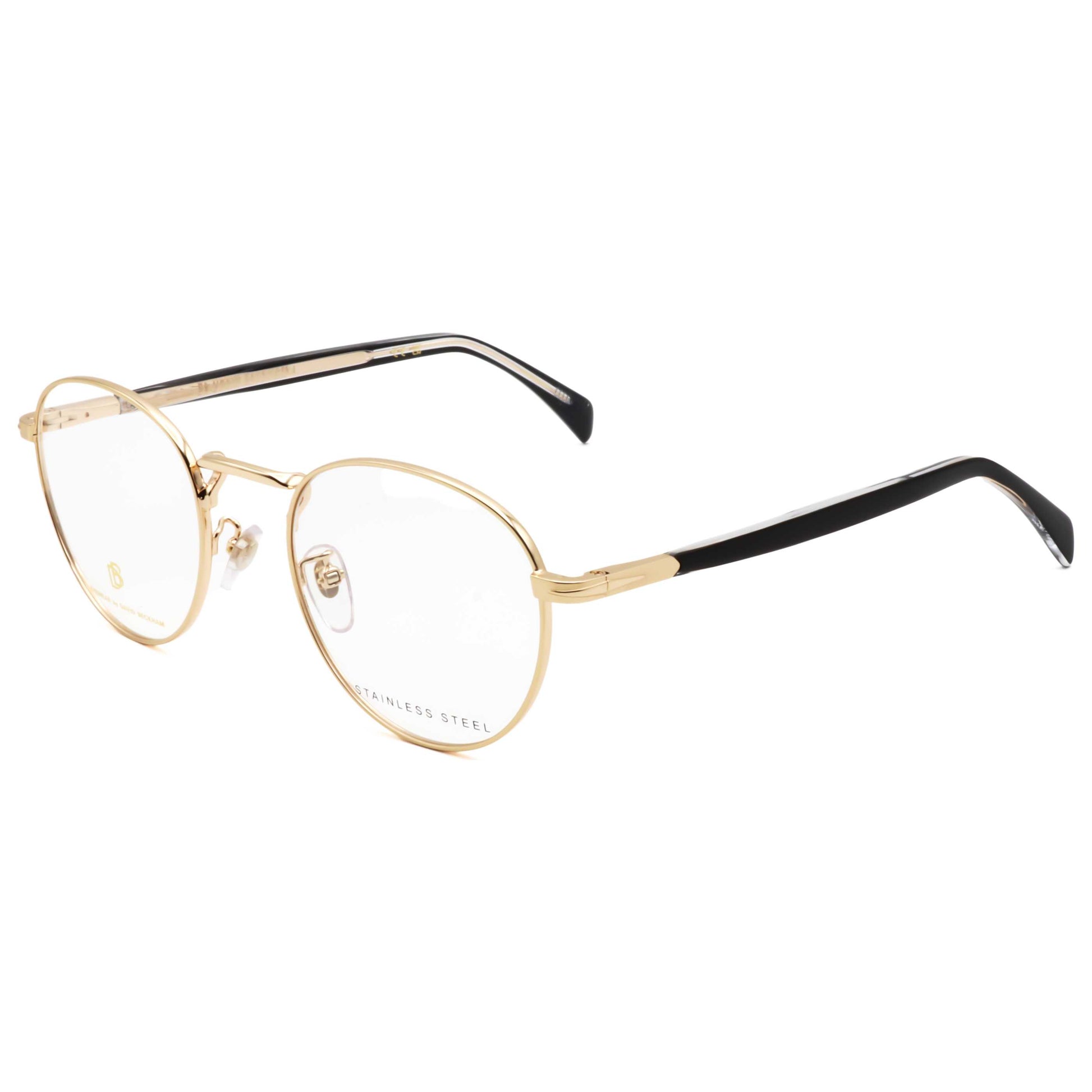 Front view of David Beckham Men's Opticals DB1127-RHL-51