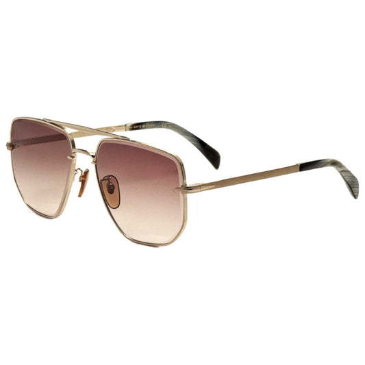 Front view of David Beckham Men's Sunglasses DB7001S-0J5G-HA