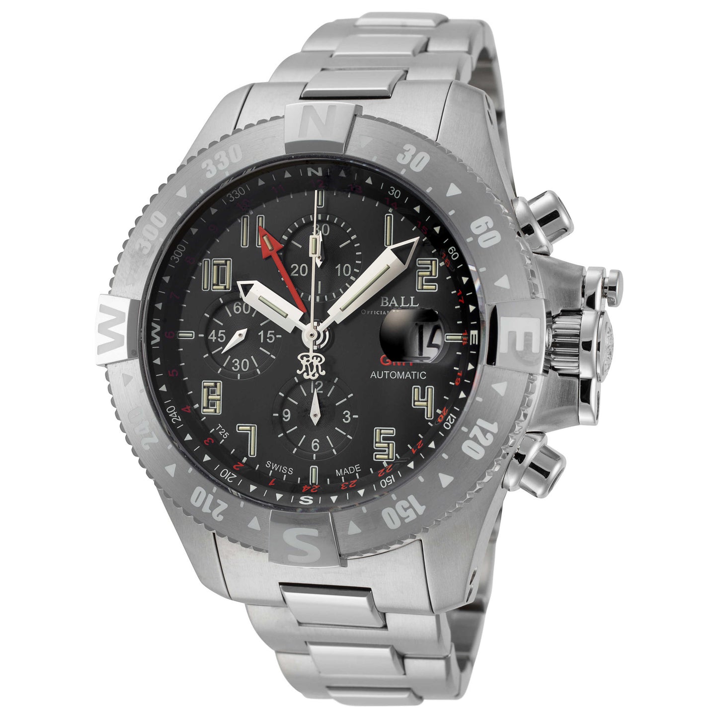 Front view of Ball Engineer Hydrocarbon Men's Automatic Watch DC3036C-SAJ-BK
