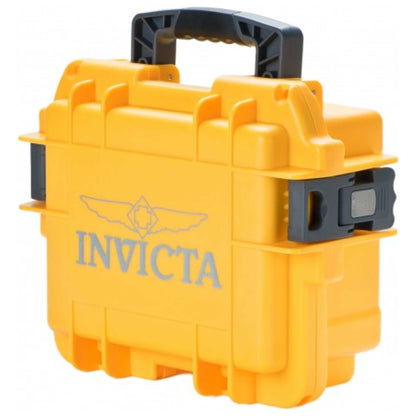 Front view of Invicta Unisex Watch Box DC3YEL