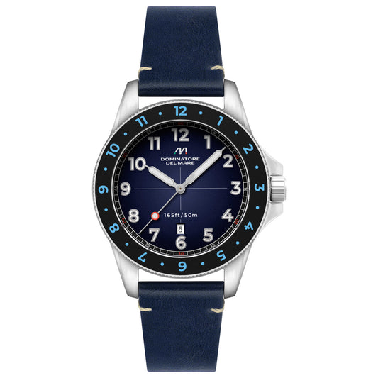 Front view of Dominatore Del Mare Bandiera Men's Quartz Watch DD-8020-08