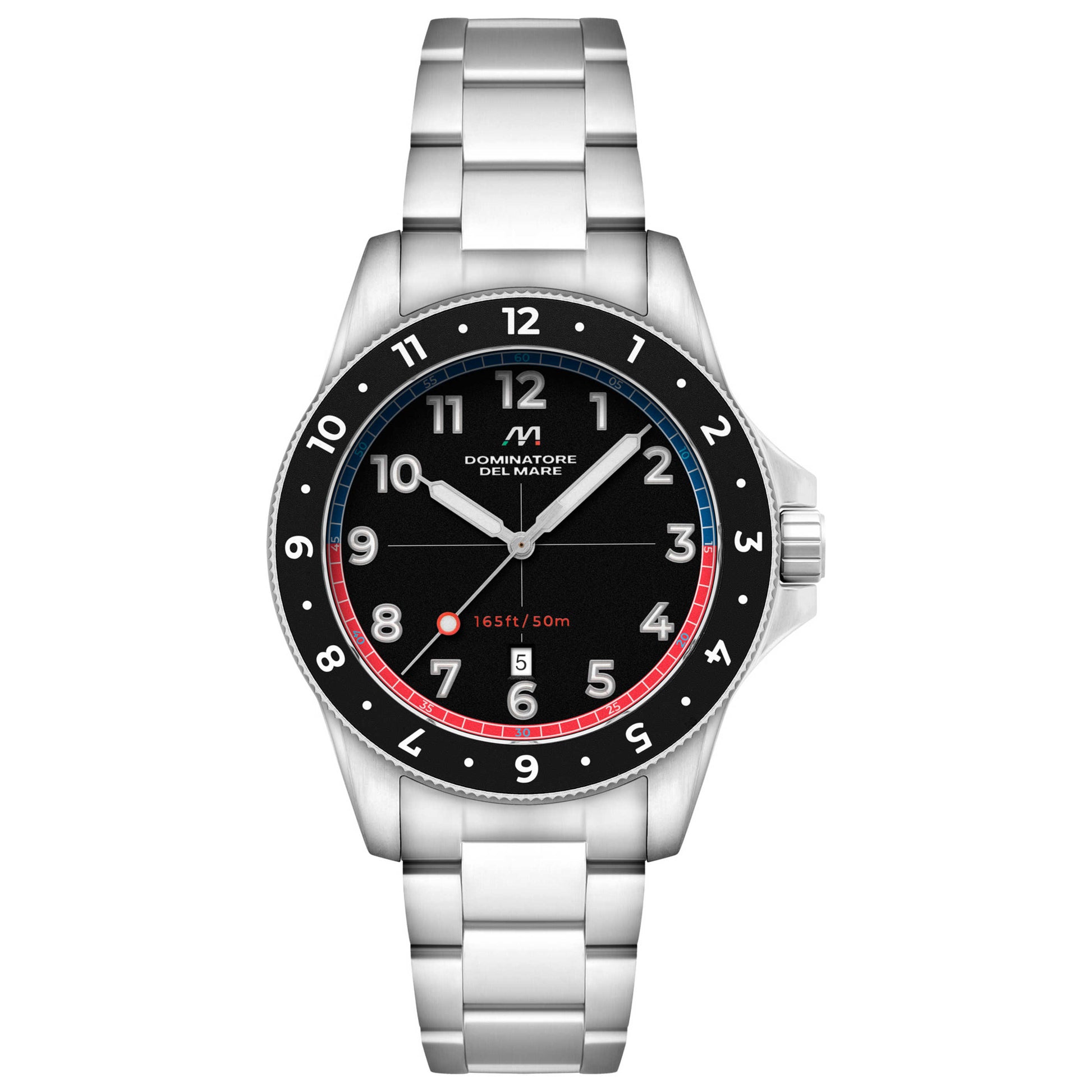 Front view of Dominatore Del Mare Bandiera Men's Quartz Watch DD-8020-55