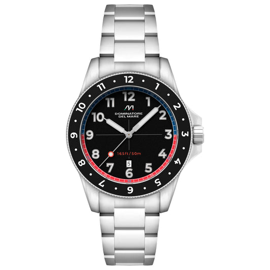 Front view of Dominatore Del Mare Bandiera Men's Quartz Watch DD-8020-55
