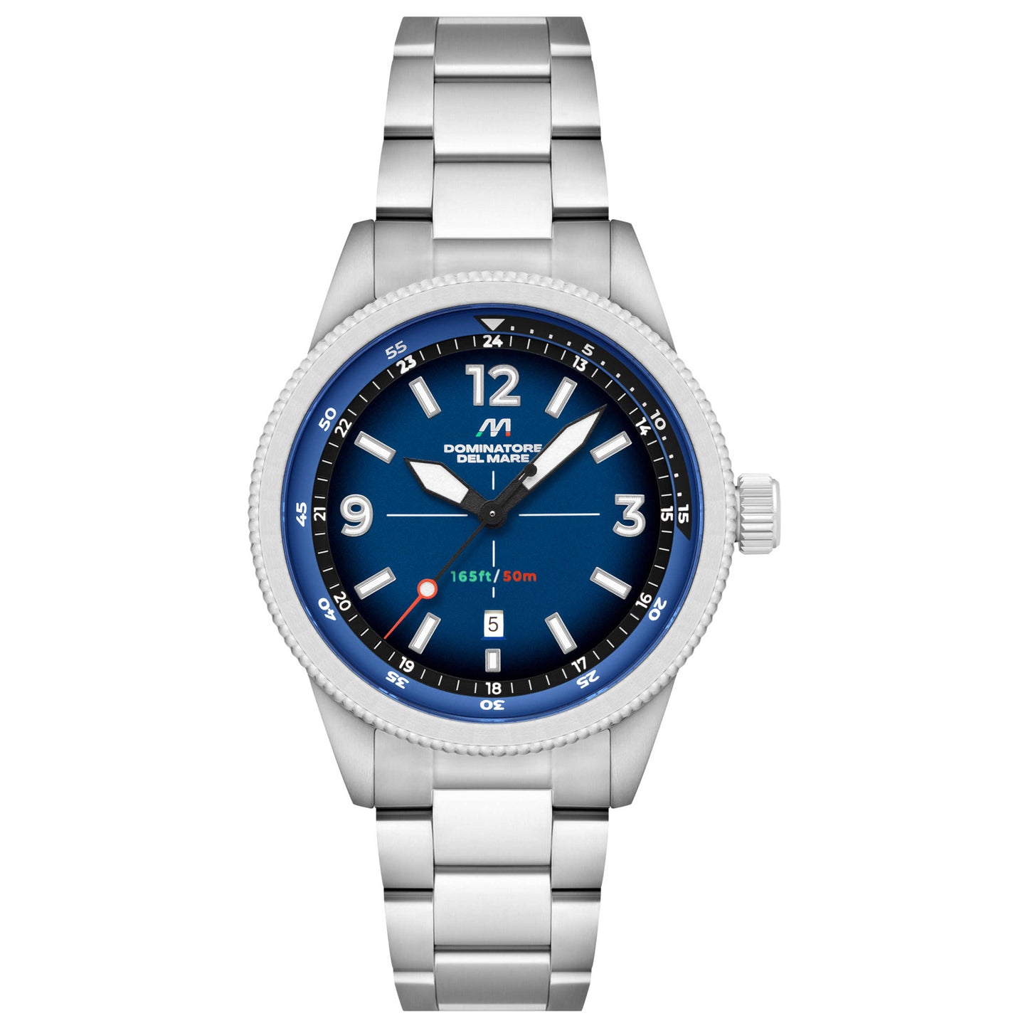 Front view of Dominatore Del Mare Aviatore Men's Quartz Watch DD-8021-77