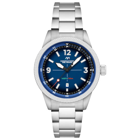 Front view of Dominatore Del Mare Aviatore Men's Quartz Watch DD-8021-77