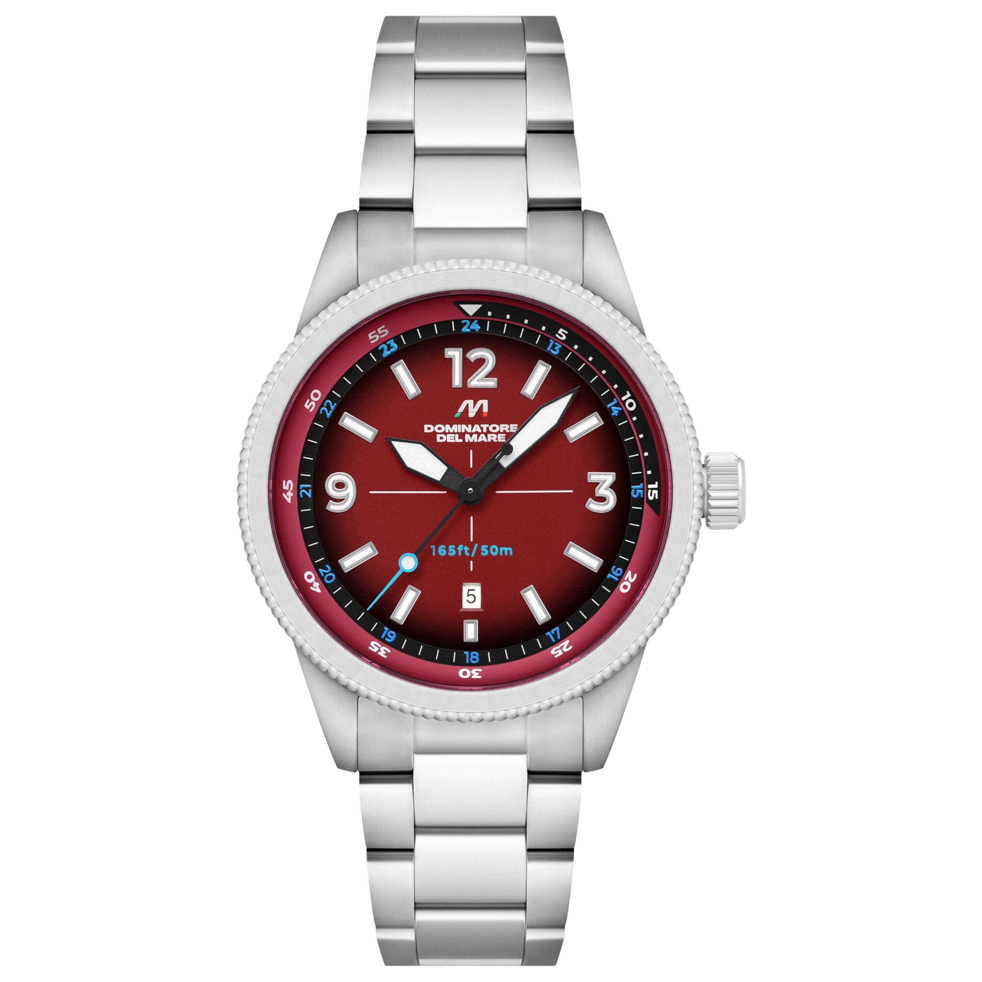 Front view of Dominatore Del Mare Aviatore Men's Quartz Watch DD-8021-88