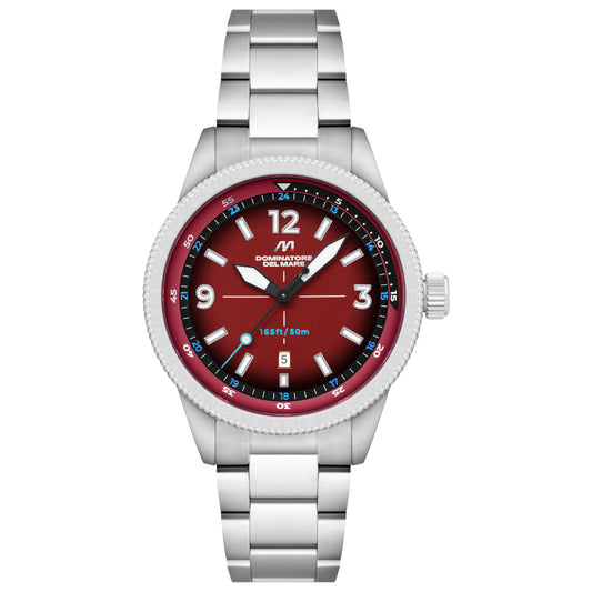 Front view of Dominatore Del Mare Aviatore Men's Quartz Watch DD-8021-88