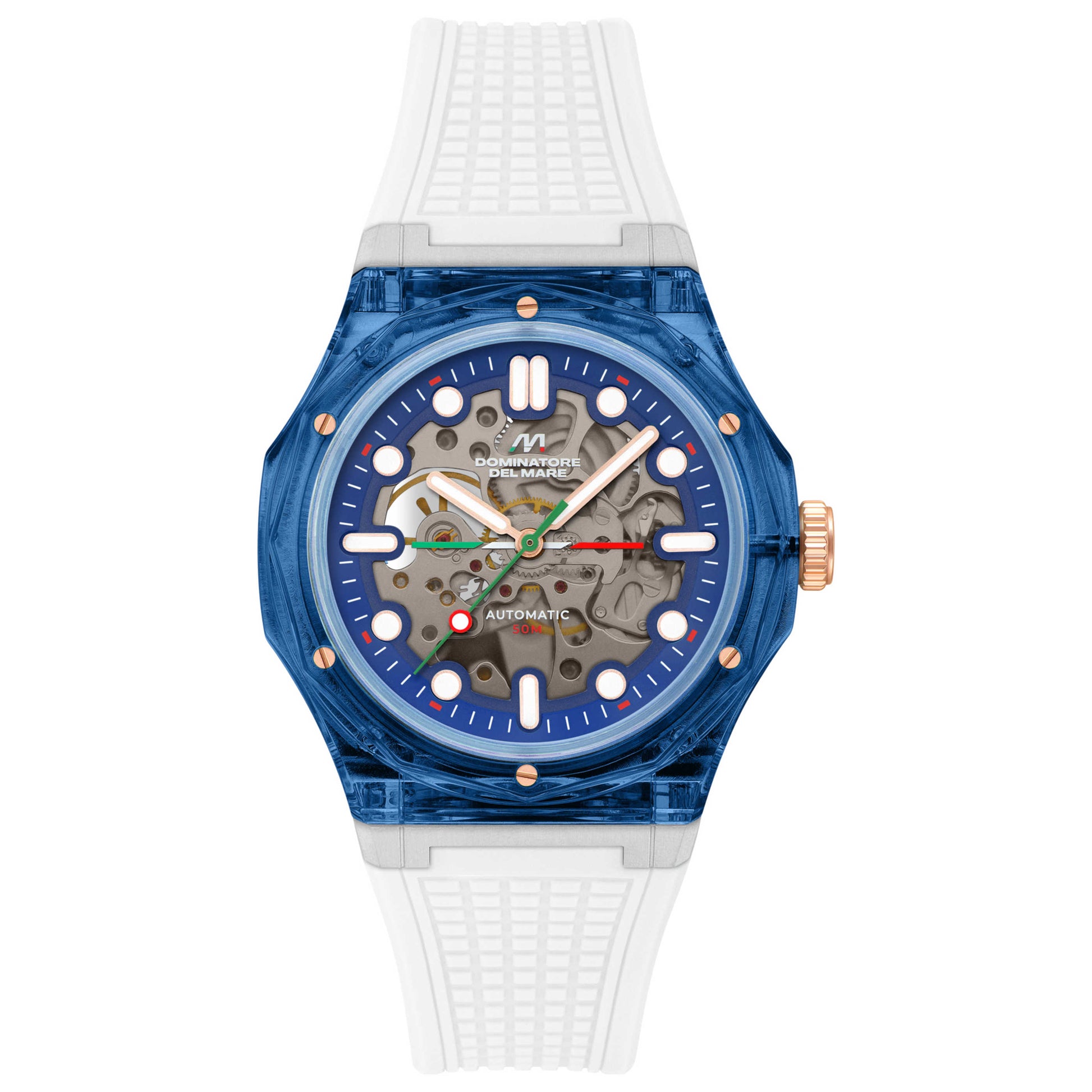 Front view of Dominatore Del Mare Ravello Men's Automatic Watch DD-8029-07