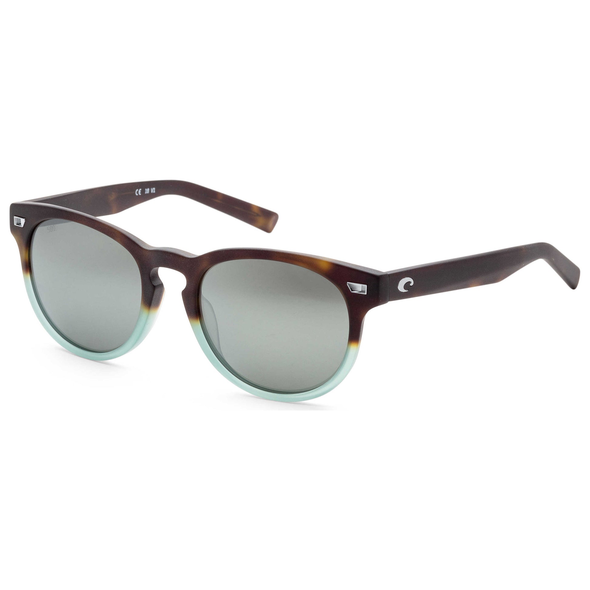 Front view of Costa del Mar Del Unisex Sunglasses DEL207OSGGLP