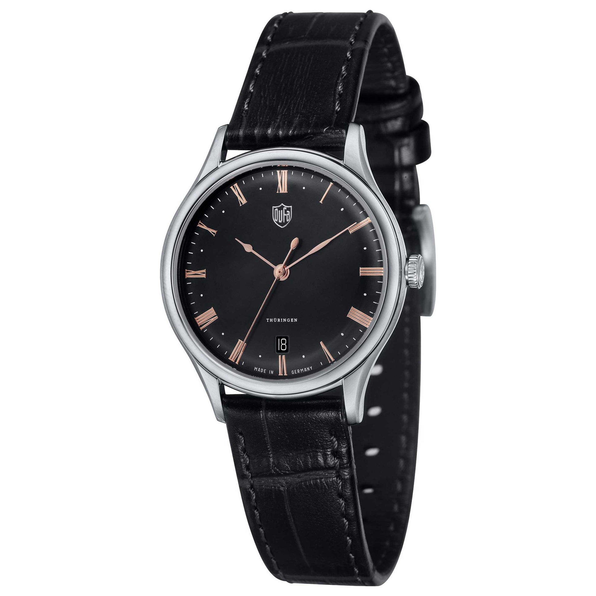 Front view of DuFa Weimar Women's Quartz Watch DF-7006-01