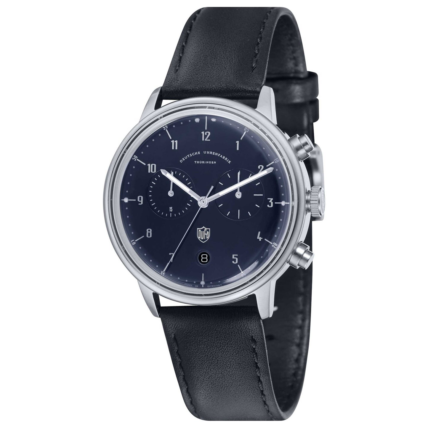 Front view of DuFa Hannes Men's Quartz Watch DF-9003-03