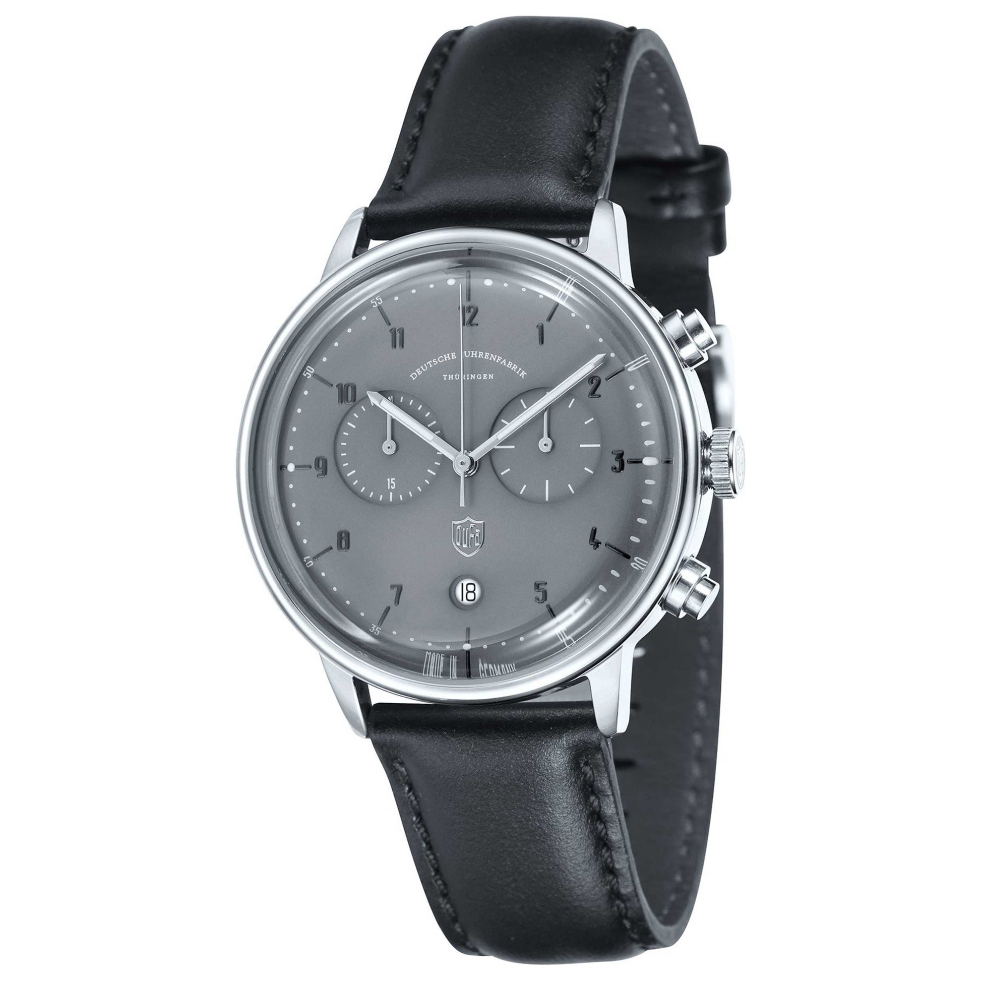 Front view of DuFa Hannes Men's Quartz Watch DF-9003-08