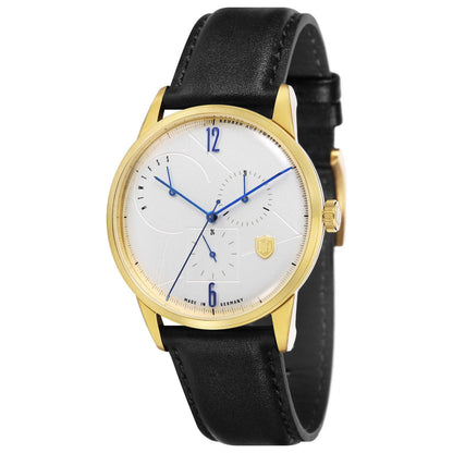 Front view of DuFa Weimar Men's Quartz Watch DF-9019-02