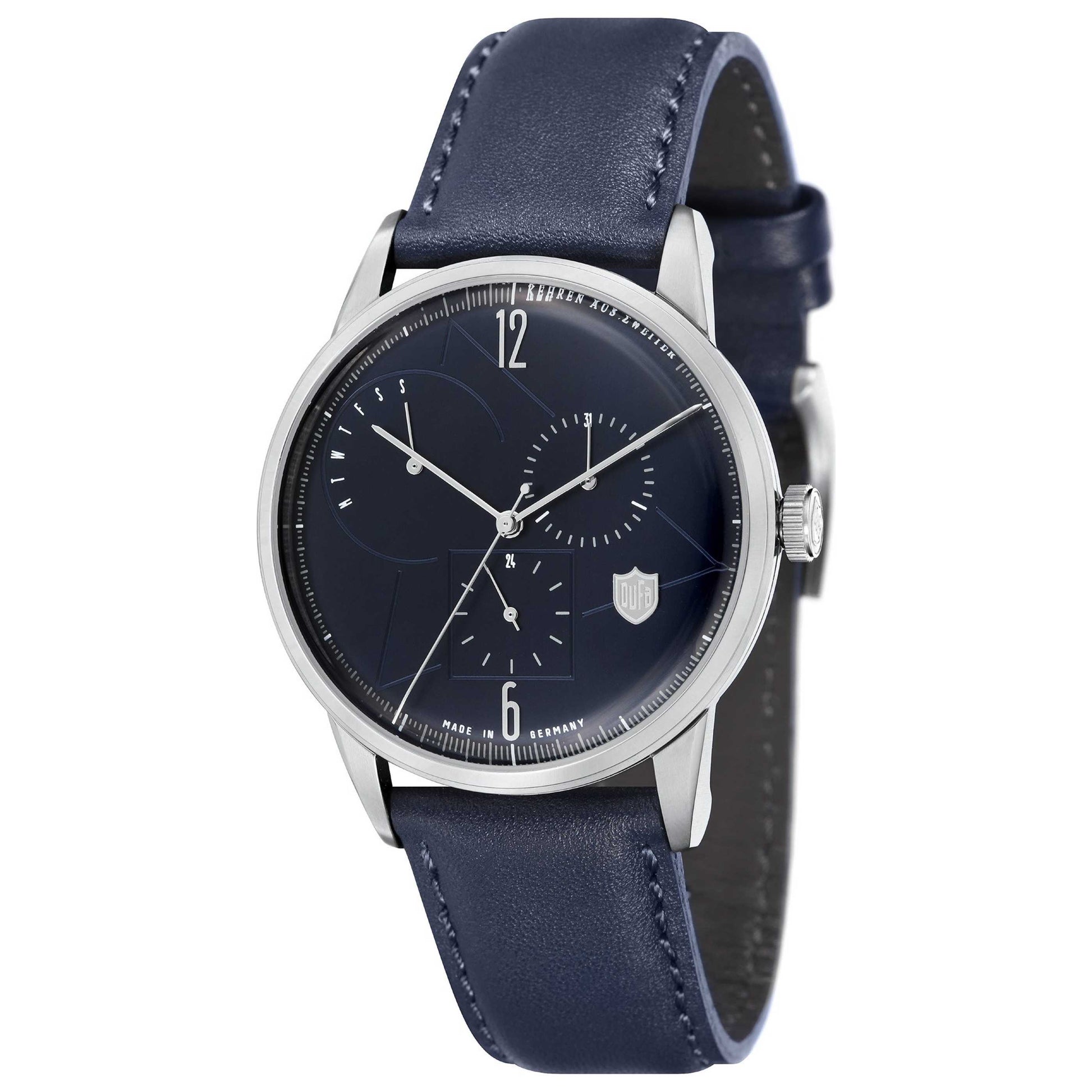 Front view of DuFa Weimar Men's Quartz Watch DF-9019-03