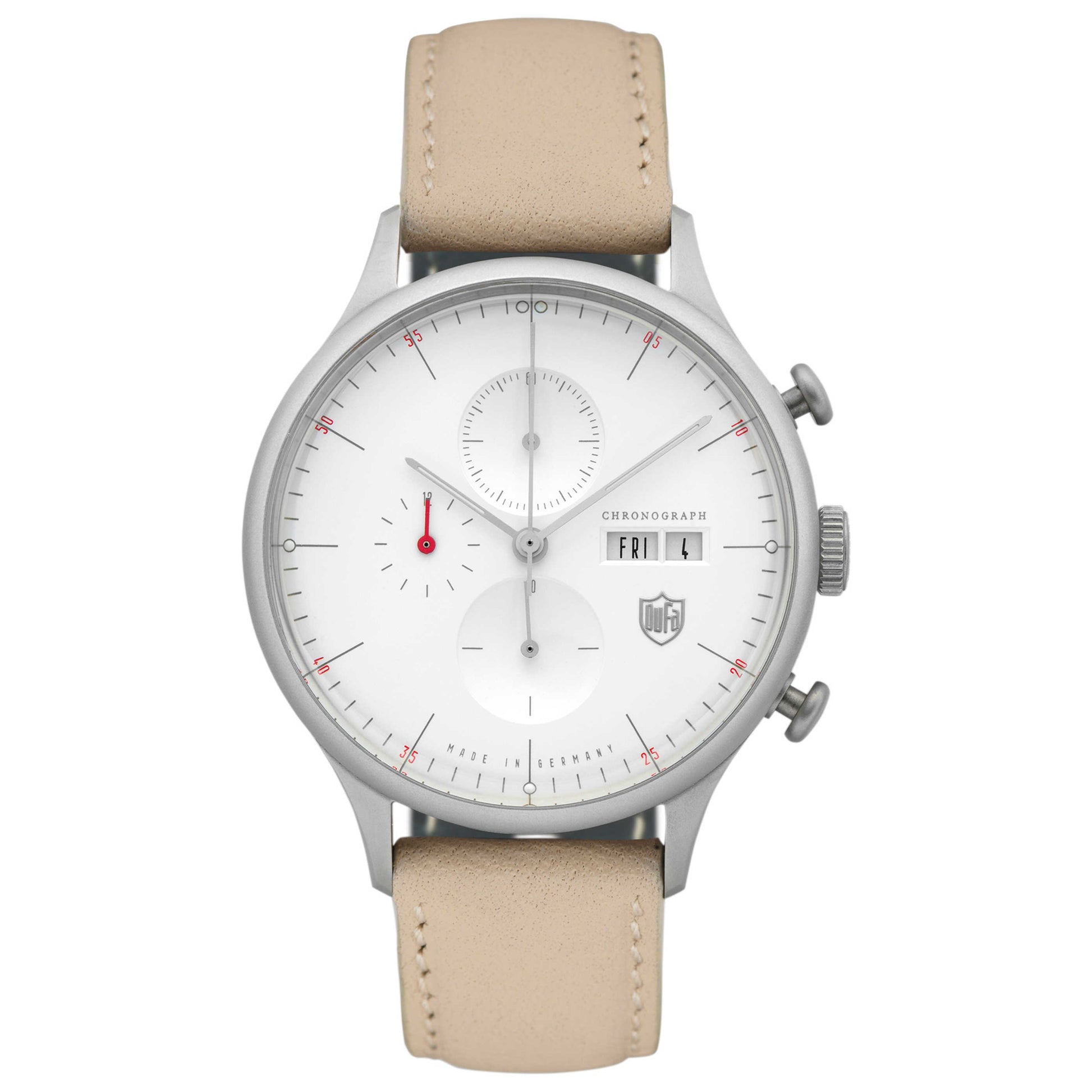 Front view of DuFa Der Roche Barcelona Men's Quartz Watch DF-9021-08