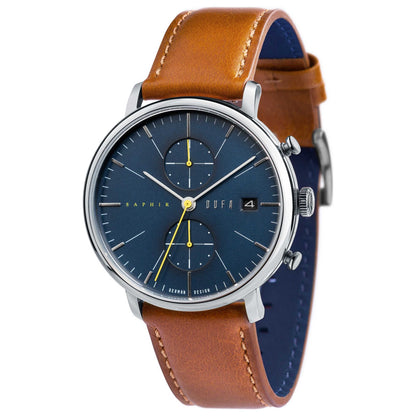 Front view of DuFa Saphir Men's Quartz Watch DF-9027-05